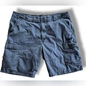 Wrangler Cargo Shorts Size 44 Mens Relaxed Fit Gray